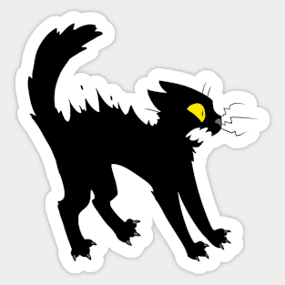 Scaredy Cat Sticker